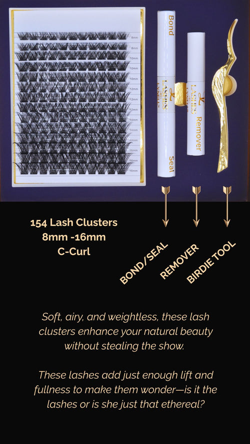 DIY Lash Cluster Kit – Day Dream - Soft Natural