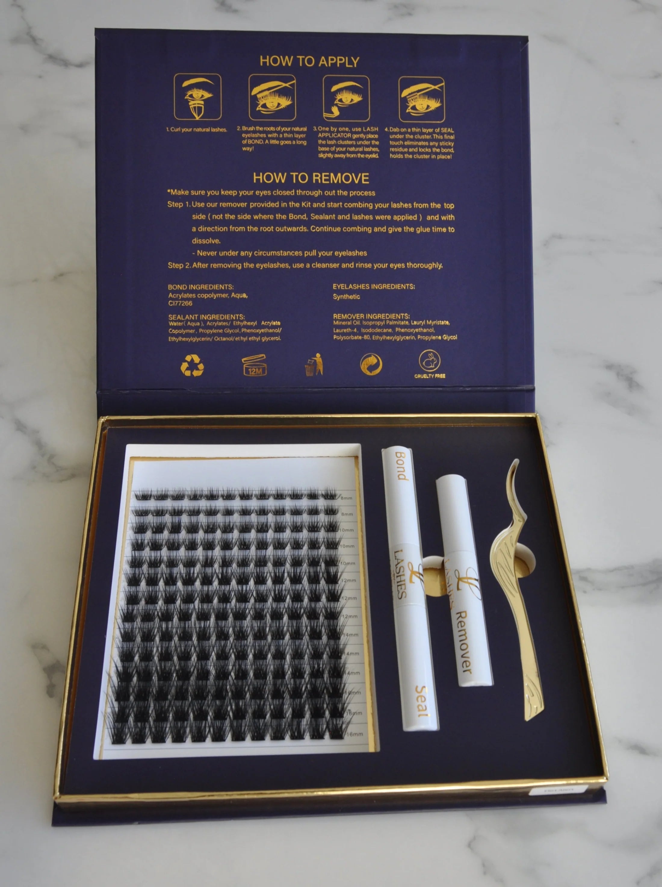 DIY Lash Cluster Kit –Flirt Alert- Medium Volume